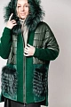 Куртка женская отделка мех чернобурки | Capitol