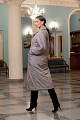 Двубортное женское пальто в сером оттенке | Capitol