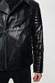 Куртка мужская из натуральной кожи в чёрном цвете | Capitol