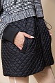 Облегченная комбинированная куртка в серо- черном оттенке | Capitol