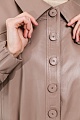 Куртка женская из натуральной кожи в светло-коричневом цвете | Capitol