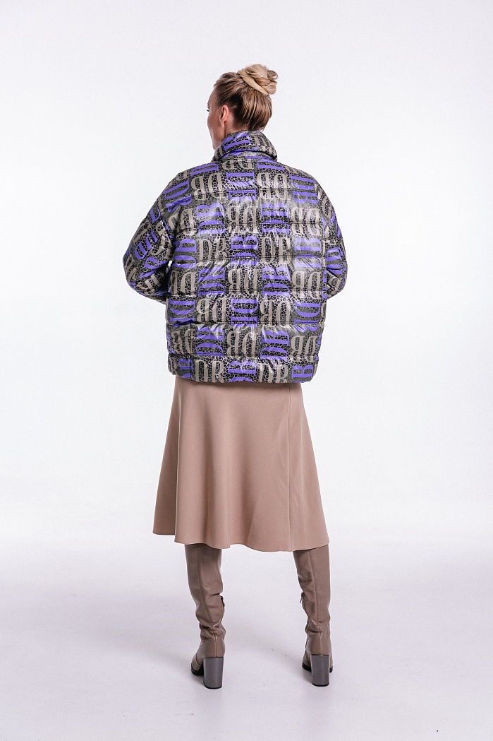 Куртка женская с принтом в цвете хаки | Capitol